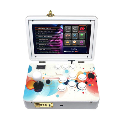 ✨80%OFF✨9800 in 1 Hand-held Portable Selected Arcade Game Console 17.5-inch HD Screen Dual Players Box DX, Retro Video Game Machine Search/Hide/Save/Load/Pause Games