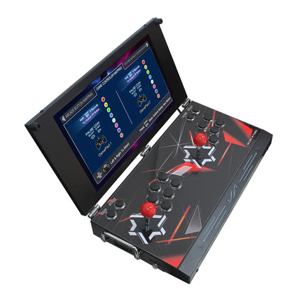 ✨80%OFF✨9800 in 1 Hand-held Portable Selected Arcade Game Console 17.5-inch HD Screen Dual Players Box DX, Retro Video Game Machine Search/Hide/Save/Load/Pause Games