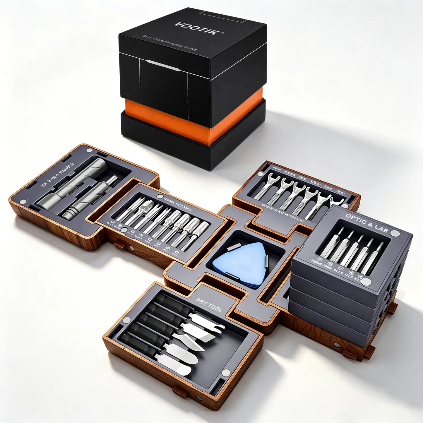 55-In-1 Magnetic Screwdriver Set, Precision Tools for Home Repai, Electronics Disassembly, Fumniture Installation, Practical Gift