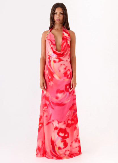 Lalia Maxi Dress - Sun Blushed Bloom