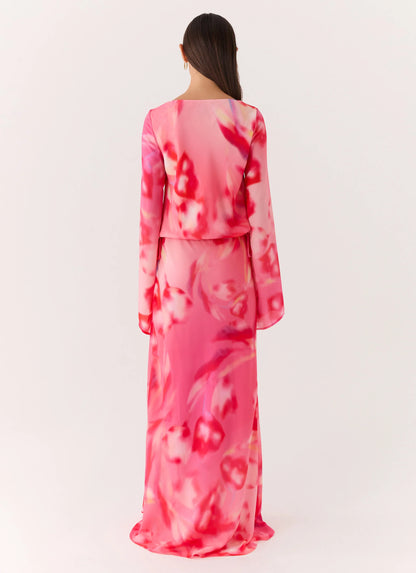 Rafaella Maxi Dress - Sun Blushed Bloom