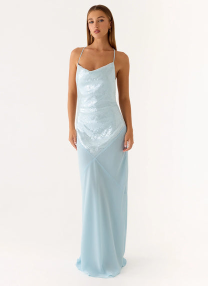 Cleodora Maxi Dress - Blue
